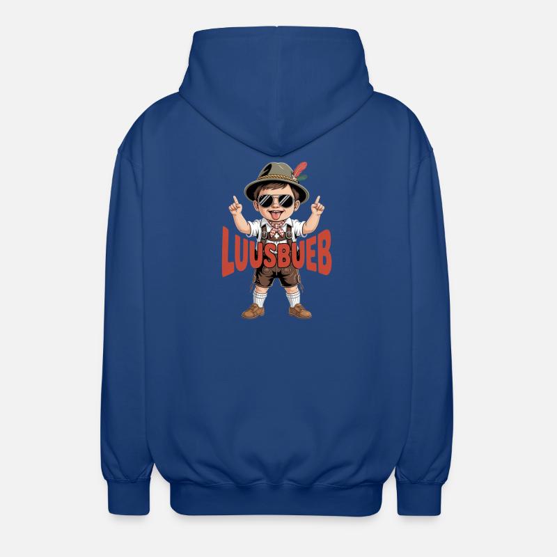 Luusbueb - Veste à capuche unisexe - bleu royal