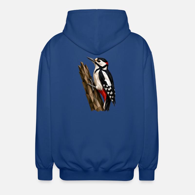 Pic polygonal - Veste à capuche unisexe - bleu royal