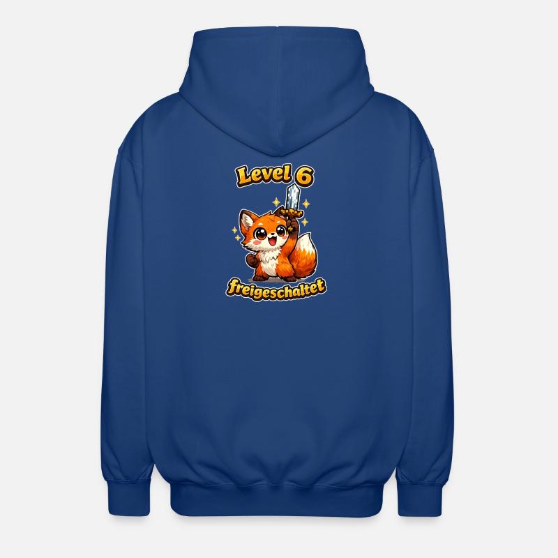 Fuchs_Level_6 - Unisex Kapuzenjacke - Royalblau