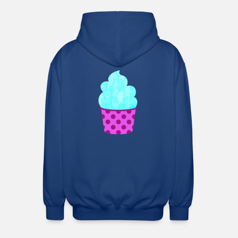 Glace Glace Points, Glace Douce Été - Veste à capuche unisexe - bleu royal