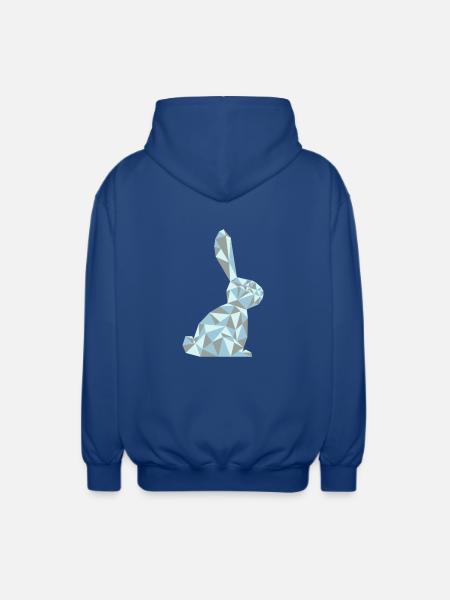 Hase - Unisex Kapuzenjacke - Royalblau