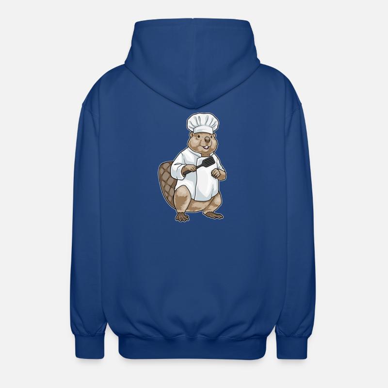 Beaver Cook Spatule Cuisson - Veste à capuche unisexe - bleu royal
