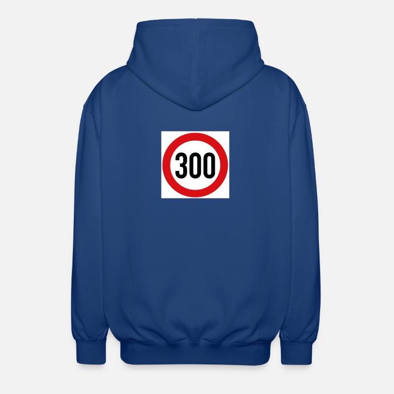 Conception du bouclier Circle 300 - Veste à capuche unisexe - bleu royal