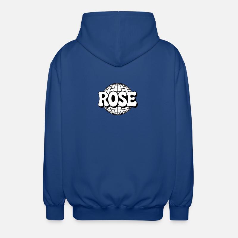 Rose Disco Sphère - Veste à capuche unisexe - bleu royal