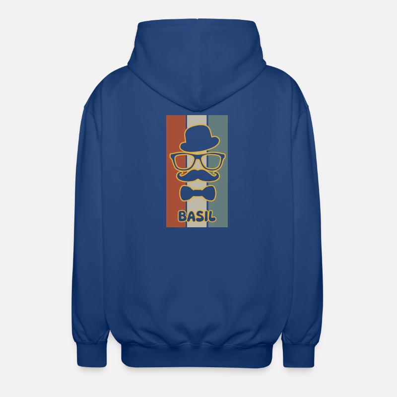 Basil - Unisex Hooded Jacket - royal blue