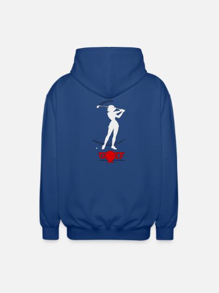 Golfeuse rétro - Veste à capuche unisexe - bleu royal
