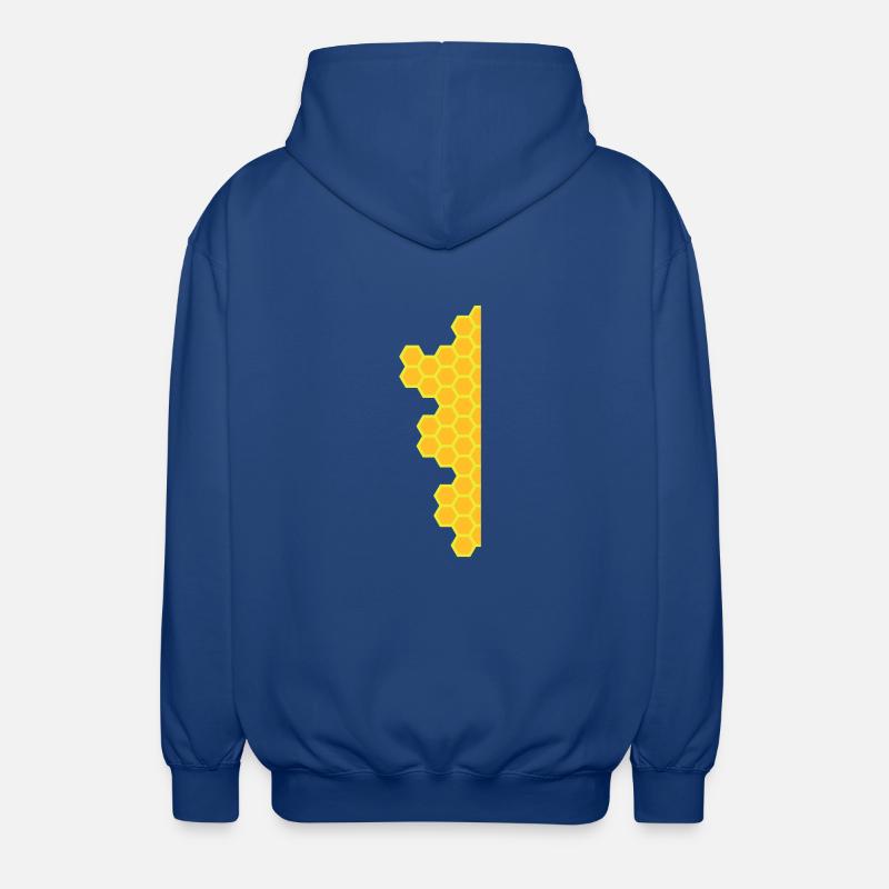 Honeycombs - Unisex Kapuzenjacke - Royalblau