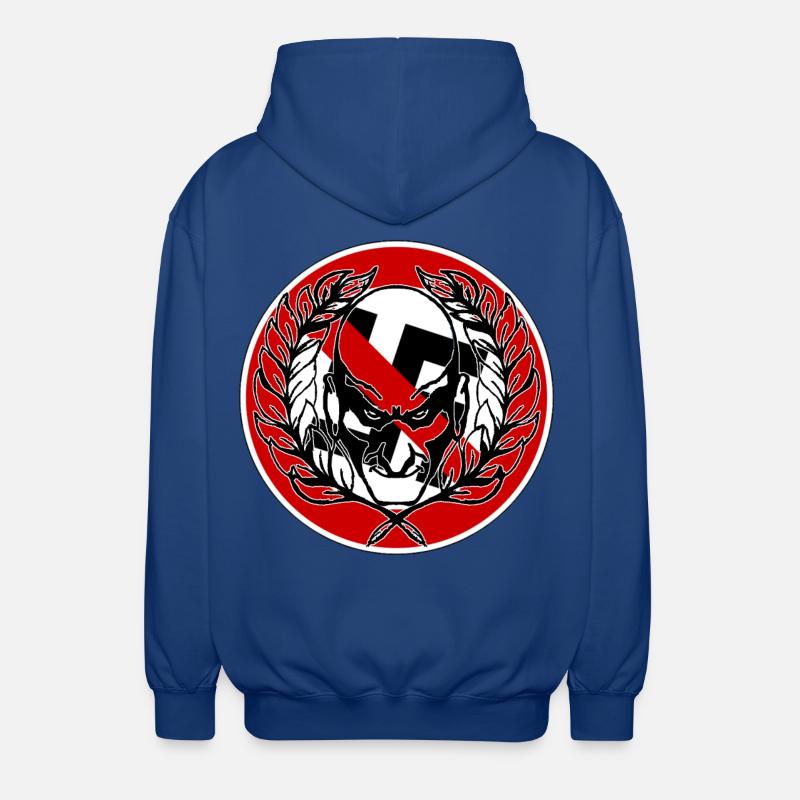 Kriegerischer Samurai Emblem - Unisex Kapuzenjacke - Royalblau