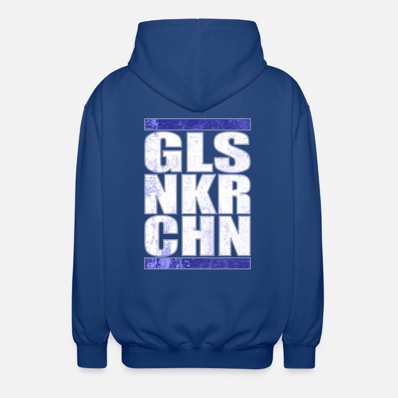 GLSNKRCHN Gelsenkirchen Schalke Geschenkidee - Unisex Kapuzenjacke - Royalblau