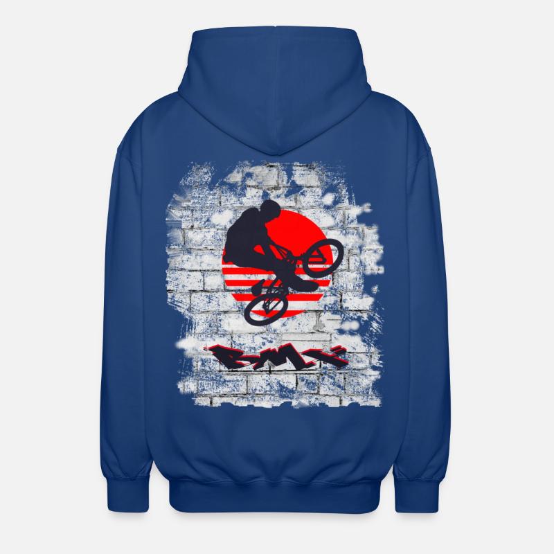 Le BMX - Veste à capuche unisexe - bleu royal