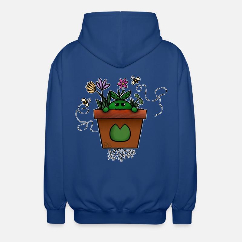 Pot2Pousse ! Par Pousse2Bambou ! - Veste à capuche unisexe - bleu royal
