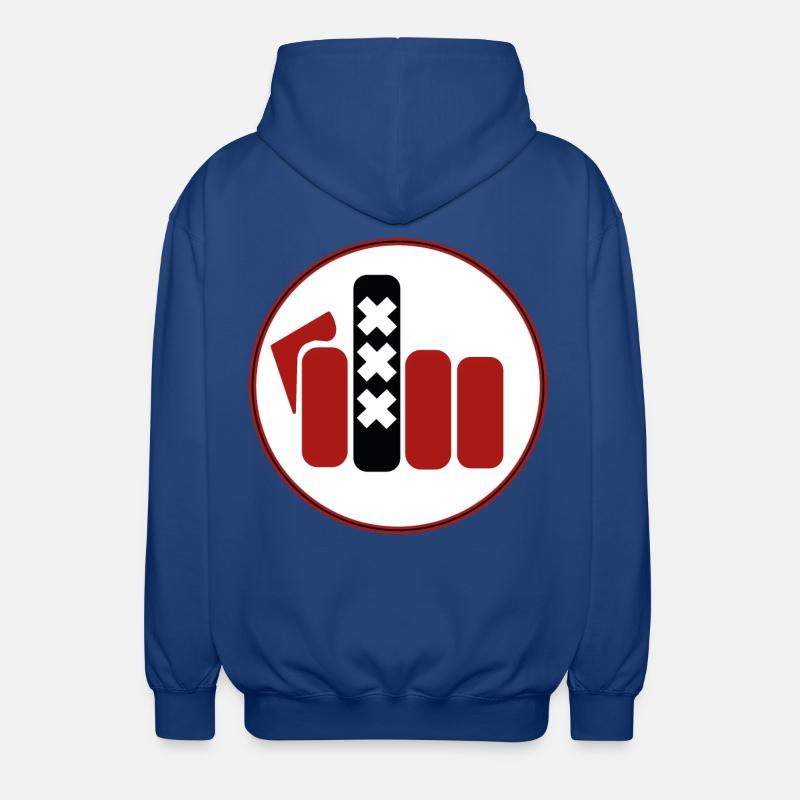 020FY - Veste à capuche unisexe - bleu royal