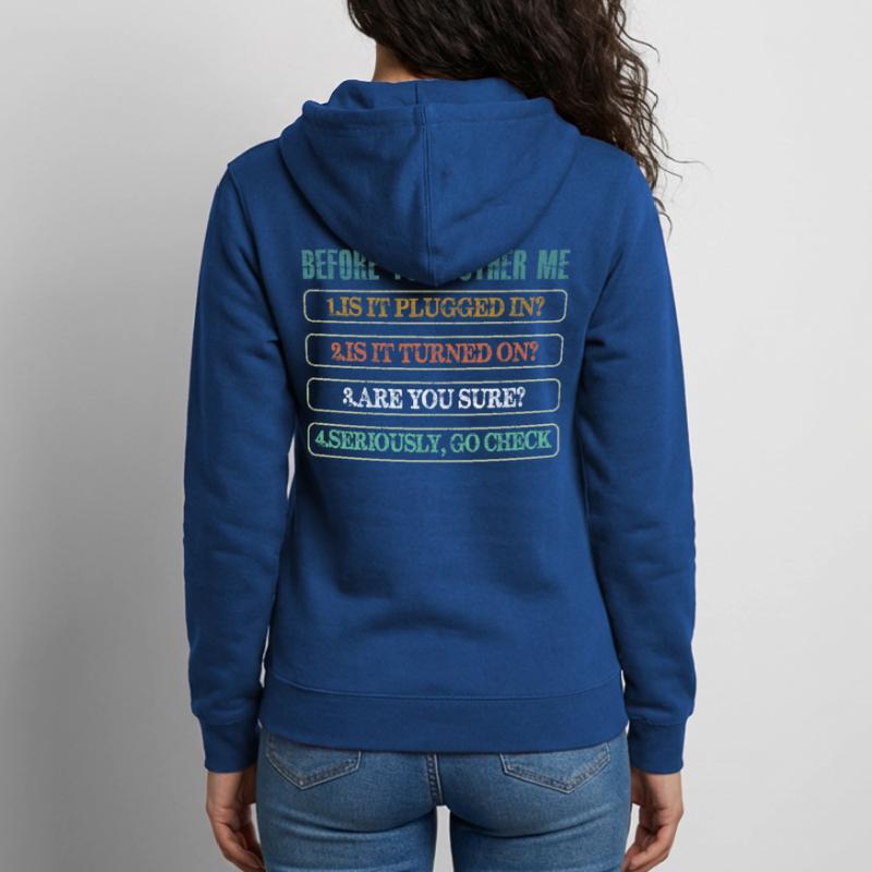Information Technology Tech Technical Support Unisex Hooded Jacket
