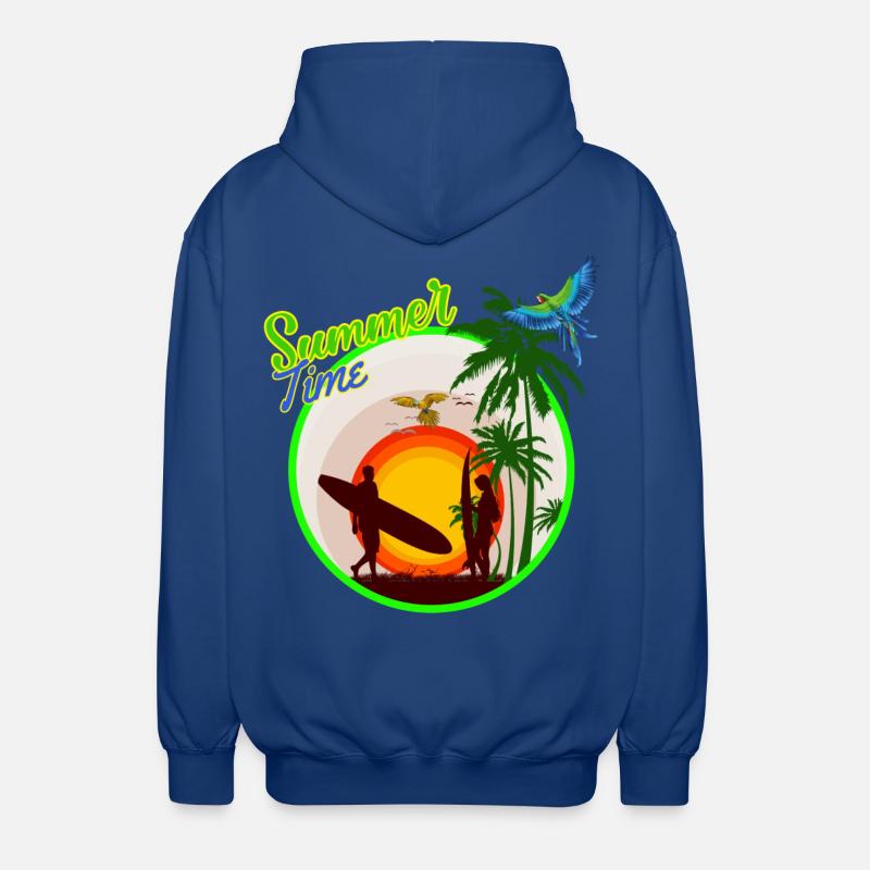 Sommerzeit - Unisex Kapuzenjacke - Royalblau