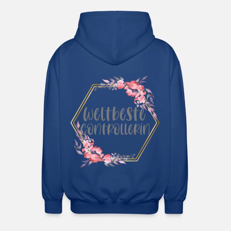Controllerin Controlling Beruf Geschenk - Unisex Kapuzenjacke - Royalblau