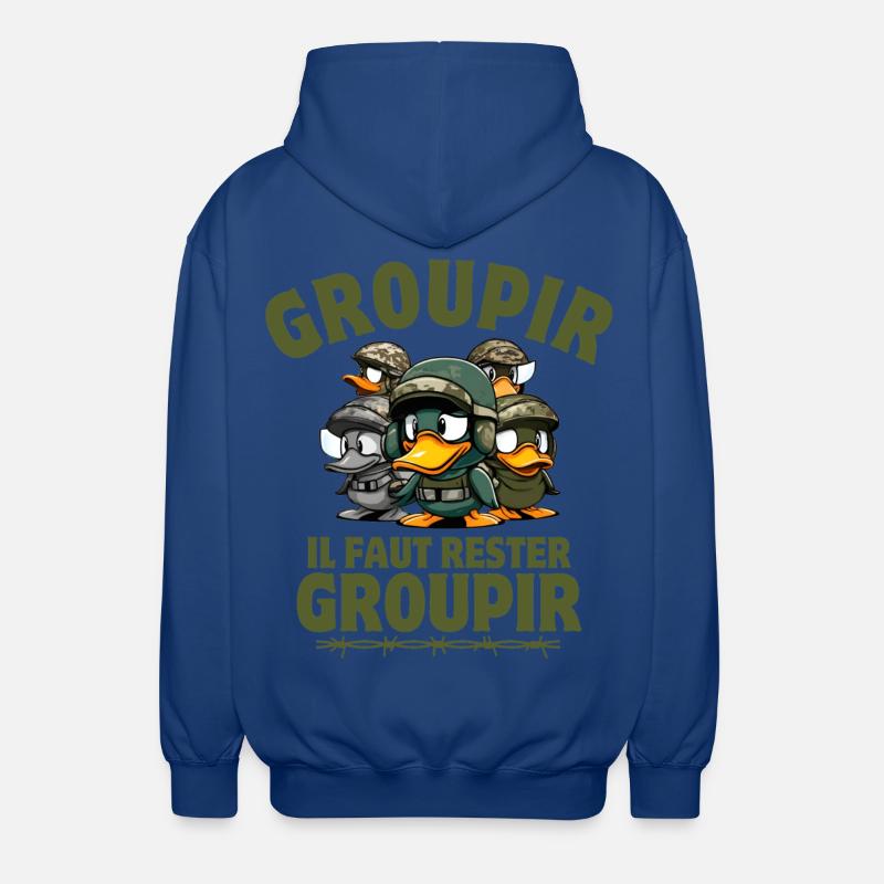 die siebte Kompanie, Tassin, Pitivier - Unisex Kapuzenjacke - Royalblau