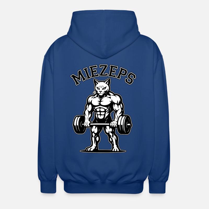 Kitty - Muscles endoloris - Chat - Dire - Veste à capuche unisexe - bleu royal