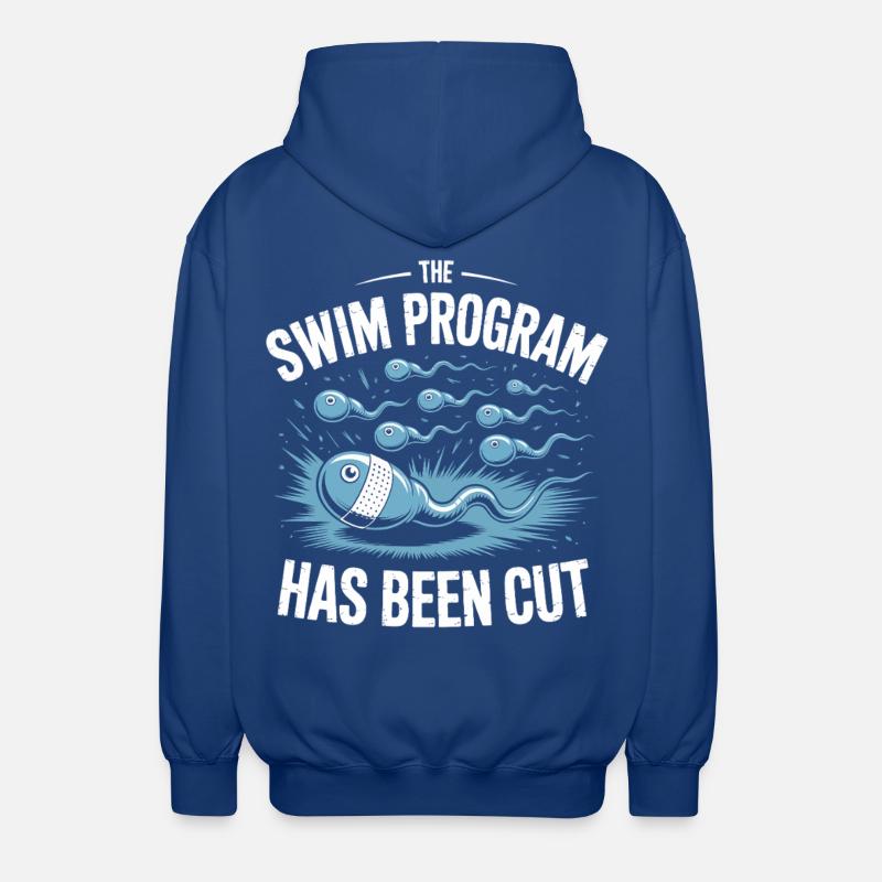 Schwimmprogramm wurde beendet - Unisex Kapuzenjacke - Royalblau