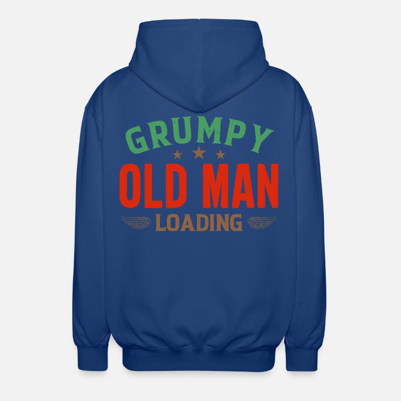 Grumpy Old Man Loading Shirt - Veste à capuche unisexe - bleu royal