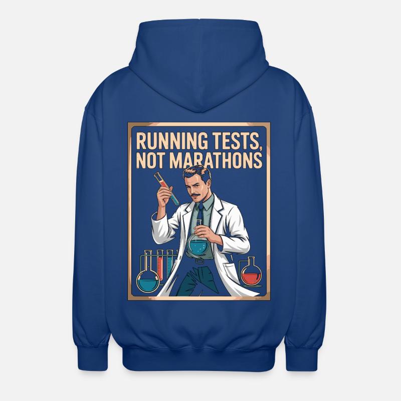 Lab Technician Running Tests Medical Technologist - Unisex Kapuzenjacke - Royalblau