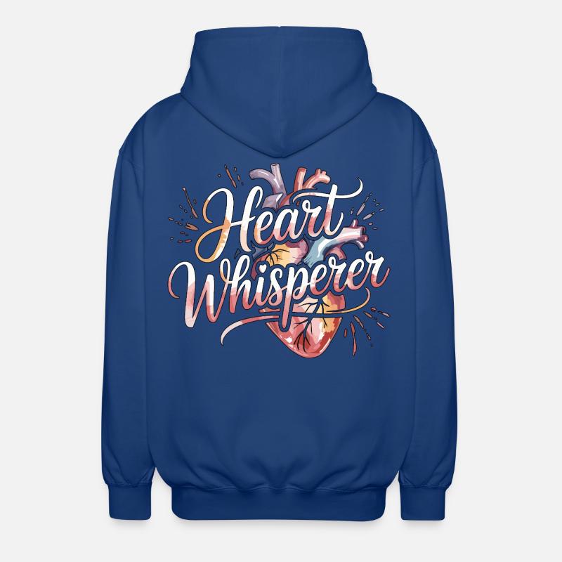 Cardiac Tech Heart Whisperer Pacemaker Technician - Unisex Kapuzenjacke - Royalblau