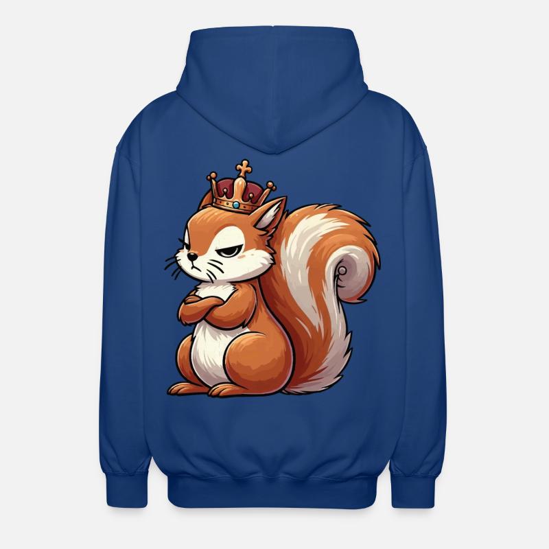 Eichhörnchen Eichhorn Eichhörnchenliebhaber Nager - Unisex Kapuzenjacke - Royalblau