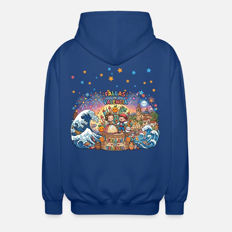 Fallas De Valencia Party Mascleta - Unisex Kapuzenjacke - Royalblau
