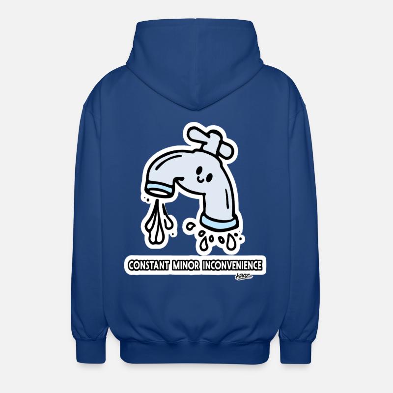 Robinet d’inconvénient mineur constant - Veste à capuche unisexe - bleu royal