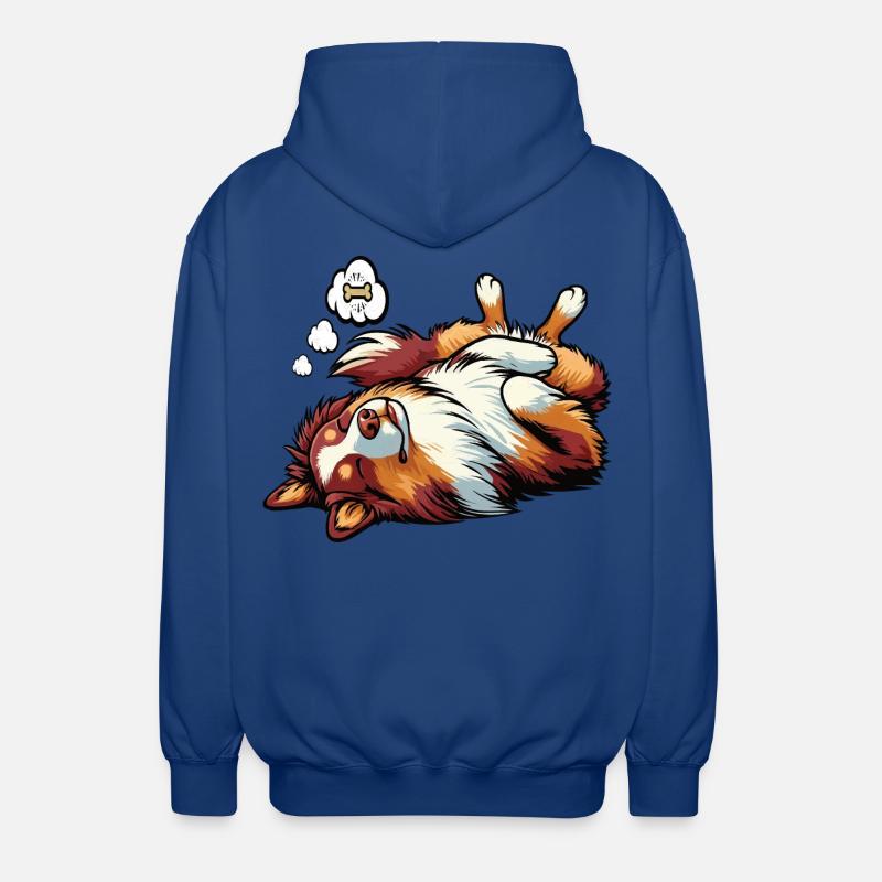 Berger australien Aussie Aussie Propriétaires Aussies - Veste à capuche unisexe - bleu royal