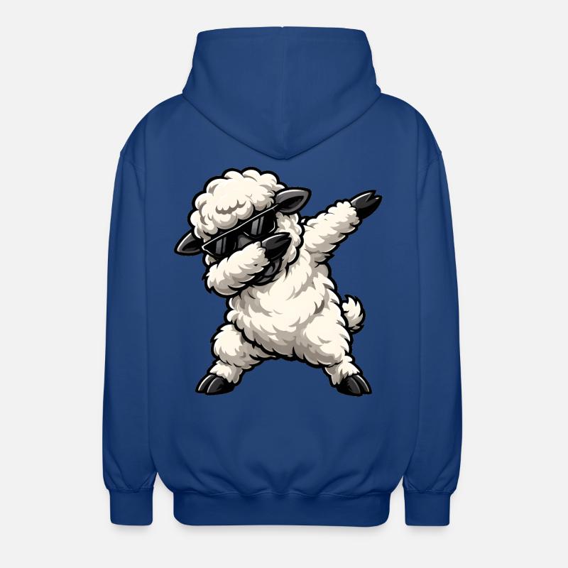 Dabbing Sheep - Unisex Hooded Jacket - royal blue