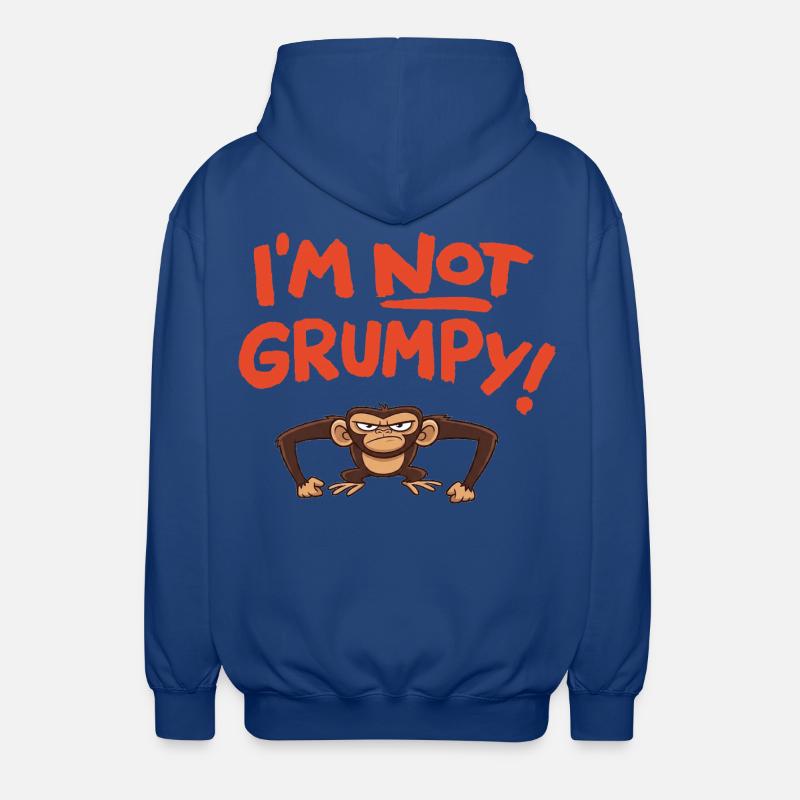 I´m not grumpy - Veste à capuche unisexe - bleu royal