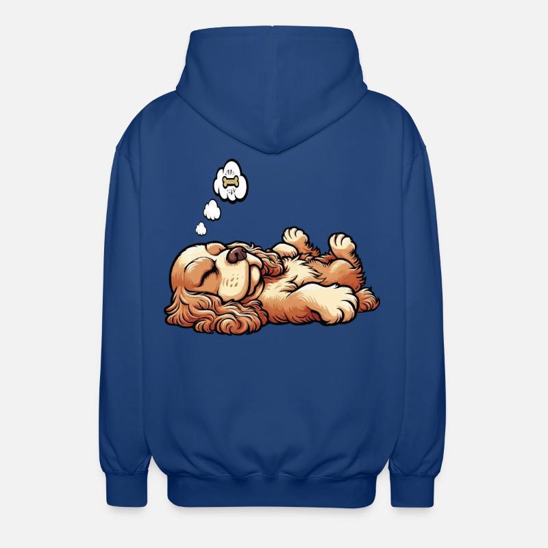 Cocker Spaniel Cockerhund Cocker Spaniel Besitzer - Unisex Kapuzenjacke - Royalblau