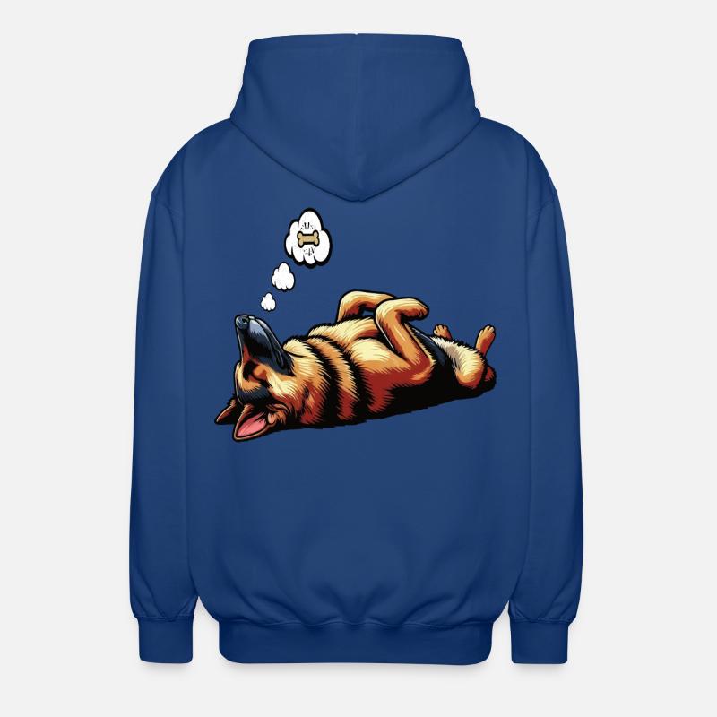 Deutscher Schäferhund Schäferhunde Schäferhunde - Unisex Kapuzenjacke - Royalblau