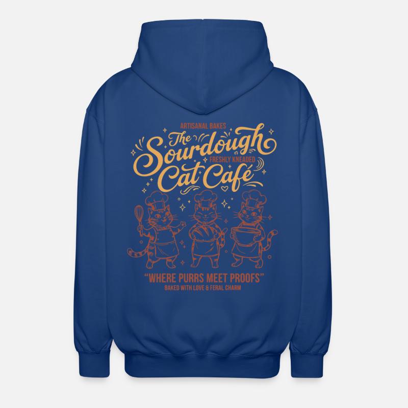 Sourdough Bread Baking Baker Sourdough Starter - Unisex Hooded Jacket - royal blue