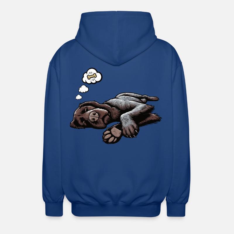 German Wirehaired German Wirehaired Owner - Unisex Hooded Jacket - royal blue