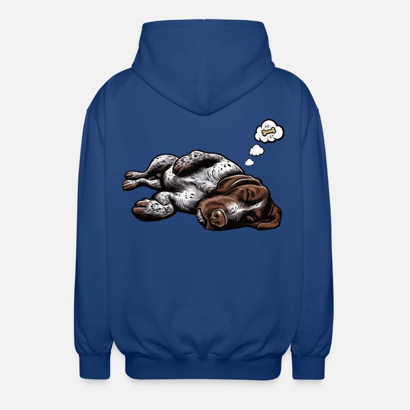 German Wirehaired German Wirehaired Owner - Unisex Hooded Jacket - royal blue