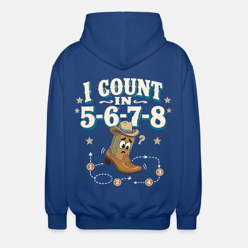 Compte 5-6-7-8 - Veste à capuche unisexe - bleu royal