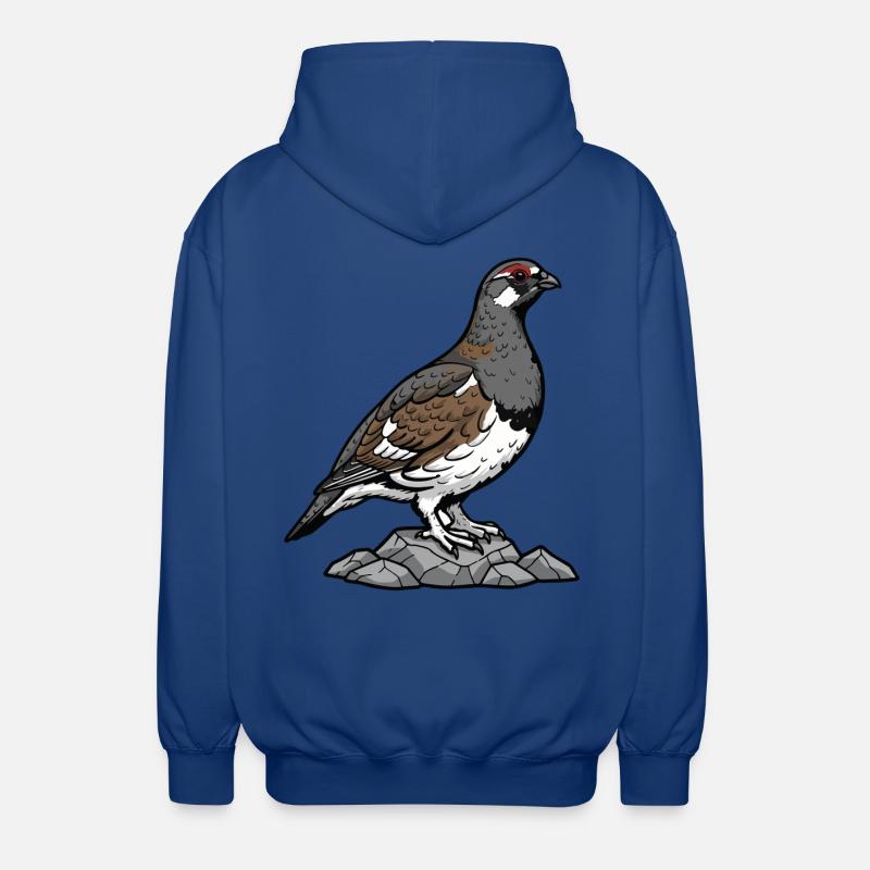 Perdrix Rouge Nature Oiseau Red-legged Partridge - Veste à capuche unisexe - bleu royal