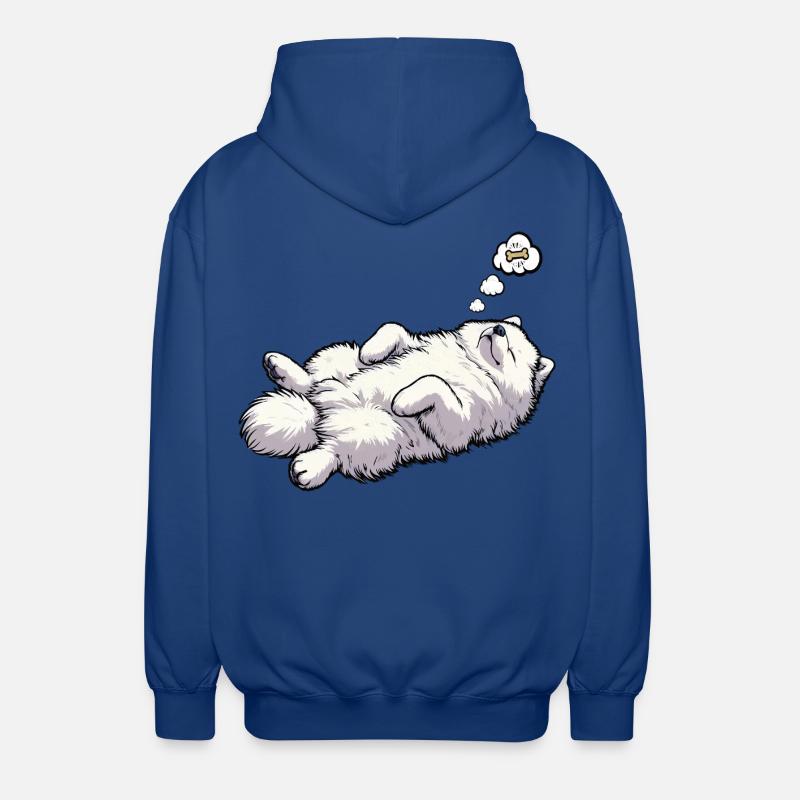 Samoyed Samoyed Owner Samoyed Lovers - Unisex Hooded Jacket - royal blue