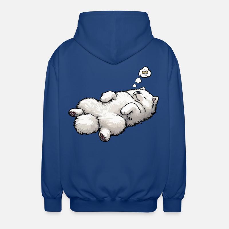 Samoyed Samoyed Owner Samoyed Lovers - Unisex Hooded Jacket - royal blue