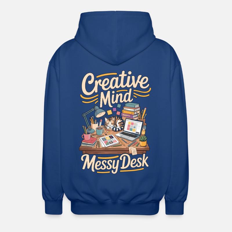 Graphic Designer Creative Mind Visual Designer - Unisex Kapuzenjacke - Royalblau