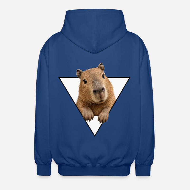 Kapybara dans le Triangle - Veste à capuche unisexe - bleu royal