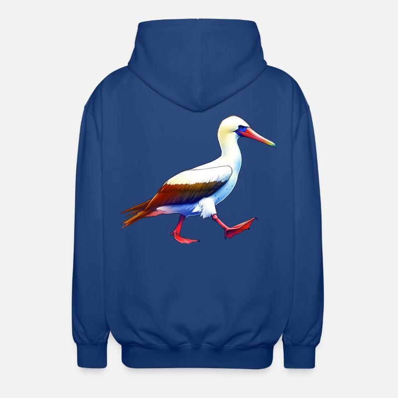 Nazca booby gift - Unisex Hooded Jacket - royal blue