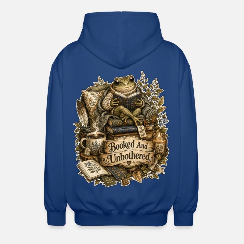 Grenouille réservée et indifférente - Veste à capuche unisexe - bleu royal
