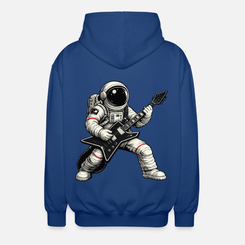 Guitariste astronaute - Veste à capuche unisexe - bleu royal