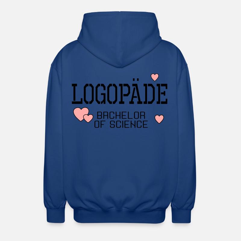 Logopäde Bachelor-Studium Logopädie - Unisex Kapuzenjacke - Royalblau