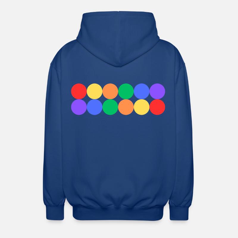 Rainbow Pride - Unisex Kapuzenjacke - Royalblau