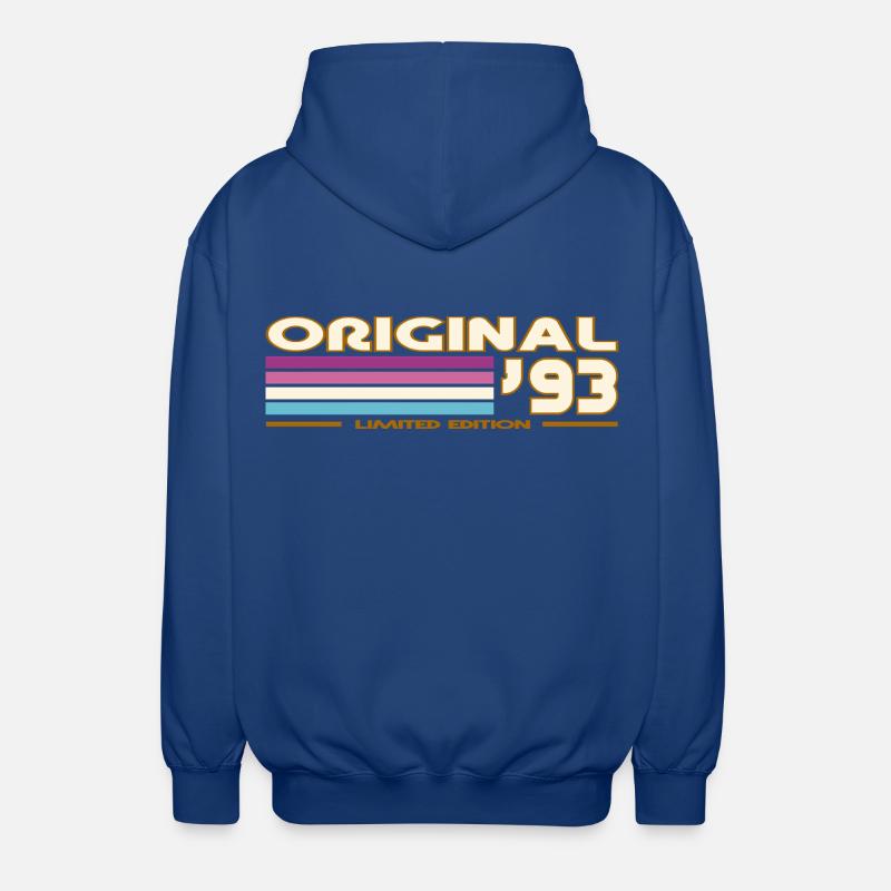 1993 - Veste à capuche unisexe - bleu royal
