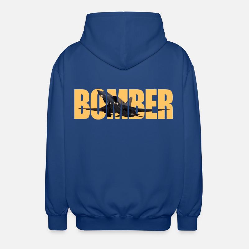 Bomber Tu-22 M3 - Unisex Hooded Jacket - royal blue