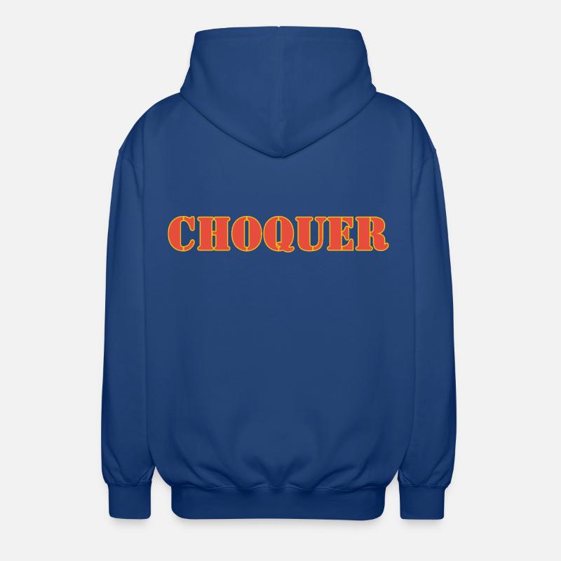 CHOQUER - Veste à capuche unisexe - bleu royal